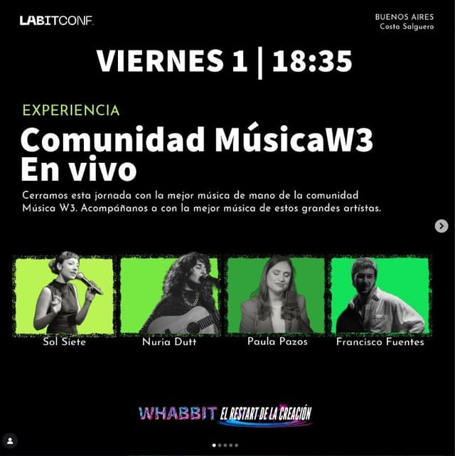 Panel: Comunidad MusicaW3 En vivo